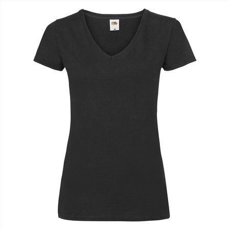 Fruit of the Loom Lady-Fit Valueweight V-neck T
