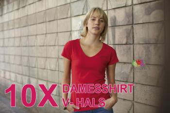 Goedkope dames t-shirts v-hals